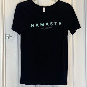 Lululemon Love Crew (Namaste) Black Size 8 Activewear Workout Fitness Gym
